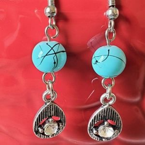 Rustic turquouse earrings
